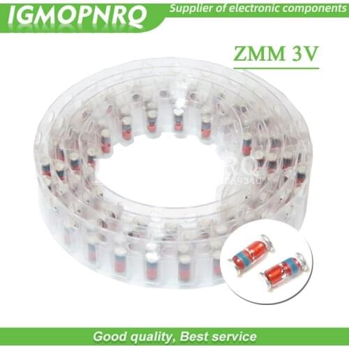 200PCS ZMM 3V LL34 SMD Zener diode package 1/2W 0.5w Chip Zener diode