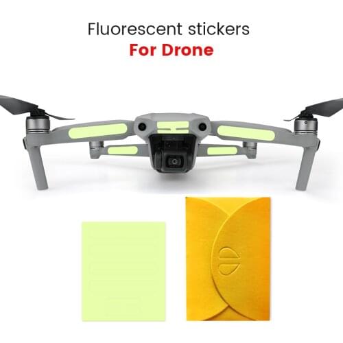 Mavic Air 2 Luminous Stickers Night Light Fluorescent Skin for DJI Mavic Air 2 / Mavic 2 pro zoom /Mavic pro Drone Accessories