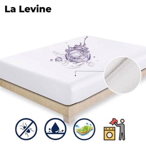 Waterproof Bedspread Mattress Cover Cotton Terry Cloth Moisture Proof Breathable Bedroom Baby Bedclothes Mattress Protector
