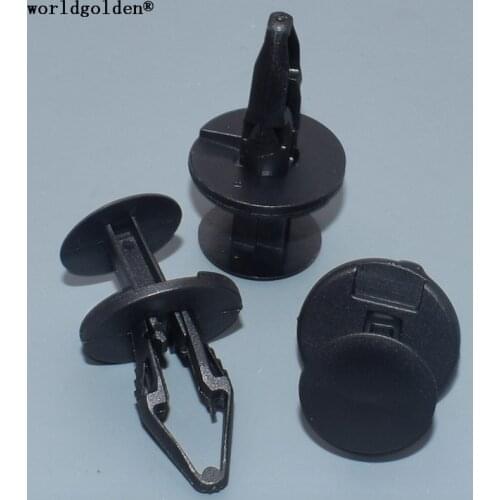 Worldgolden 100pcs auto fasteners Bumper Retaining Clip for GM 11589293 Opel 1816589