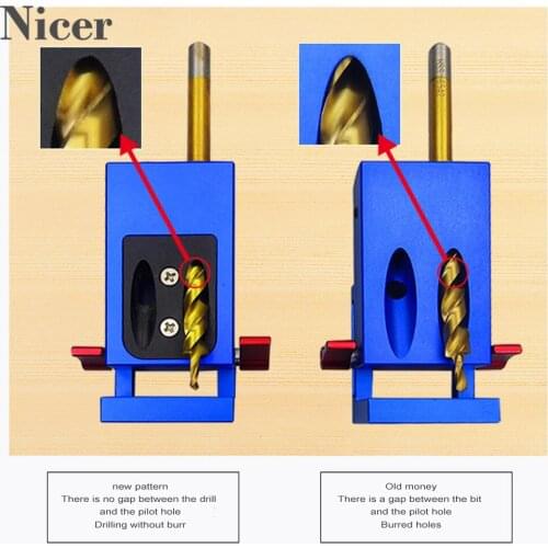 XK-2 Woodworking Angle Hole 9.5MM Punch Angle Locator Hole Punch Slant-Hole Tool Kit Hole Locator Positioner Jig Hand Tool