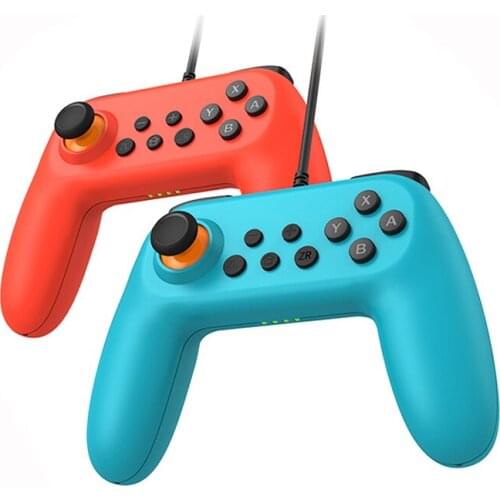 2PCS/Pack USB Wired Vibration Gamepad Joystick Controller for Nintend NS Switch Portable Gameing Controller Game Accessories