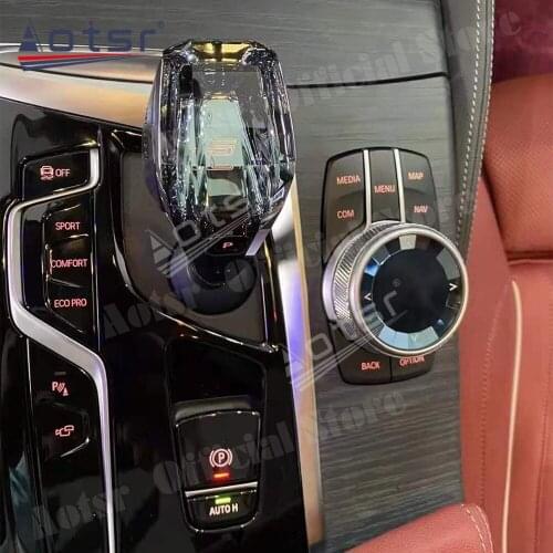 Car Crystal Gear Shift Knob Decoration Cover Trim For BMW X3 X4 X5 X6 X7 Z4 Series Interior Replace