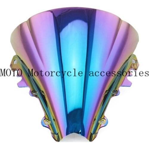 Free shipping Double Bubble Windshield Windscreen For YZF600 R6 2006 2007 3 colour ABS plastic