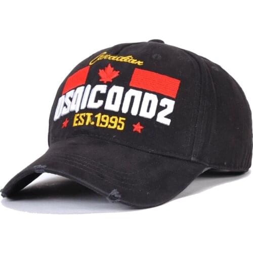 DSQ Brand Baseball cap High Quality Mens and Womens Hats Custom Design DSQ2 Logo Hat Hats Mens Dad Hats