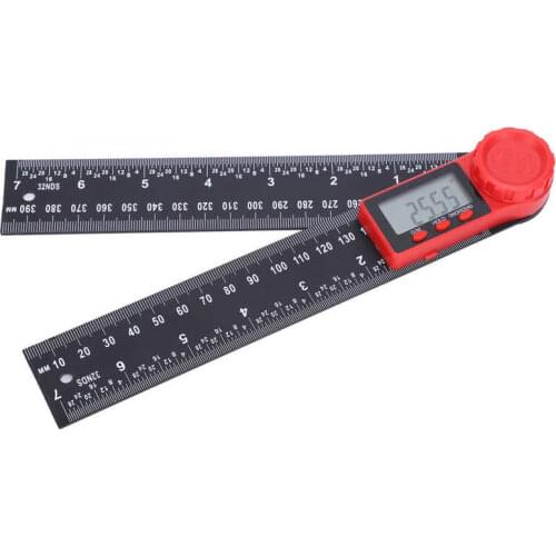 Electronic Digital Angle Ruler 0-360 Degree Protractor Ruler Angle Length Measuring Tool