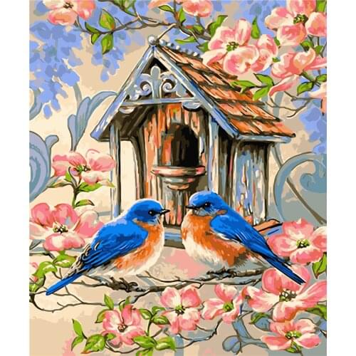 Magic Love Frame Diy Painting By Numbers Drawing On Canvas Adult Child Handpainted Gift Home Decor Wall Art 40x50cm