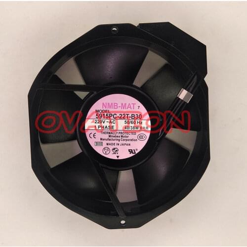Computer PC Case Fan Heatsink Cooler For NMB 5915PC-22T-B30 220V 40W 172*172*38mm Bearing Blower Cooling Fan