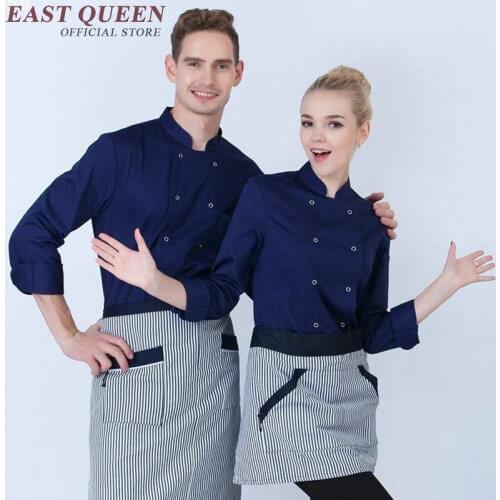Chef jacket restaurant uniform shirt hotel kitchen uniforms men chef shirt clothing hotel male cooks clothing NN0141 W