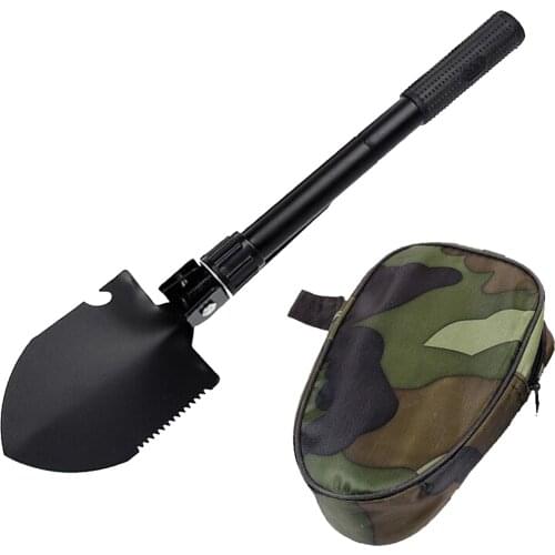 Shovel for Metal Detector Garden Digging Digger Tool Treasure Finder Spade w/ Carry Bag for Outdoor