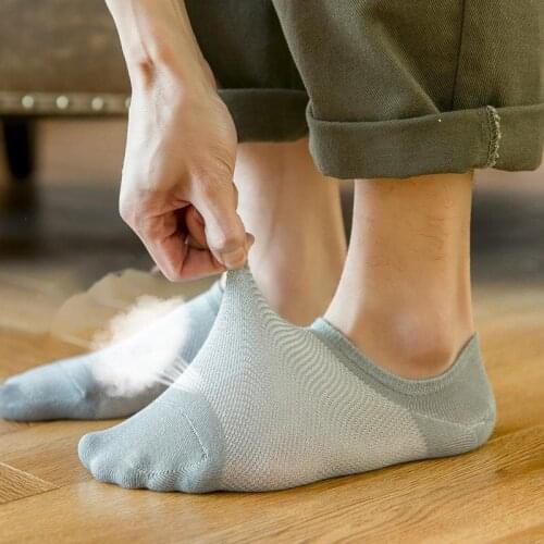 Summer Thin Mesh Breathable Mens Socks Harajuku Girl Short Ankle Socks Asakuchi Cotton Girl Clothing Accessories Breathable