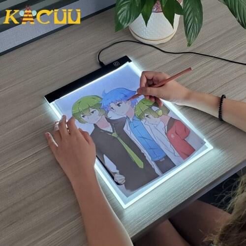 A4 Level Dimmable Led Drawing Copy Pad Board Childrens Toy Painting Educational Kids Grow Playmates Creative Gifts For Children