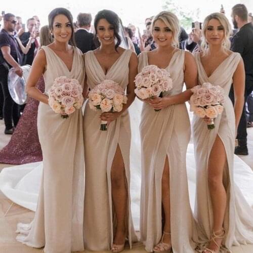 Bridesmaid Wedding Party Guest Dresses 2020 Womans Evening Formal Night Long Dress Gown