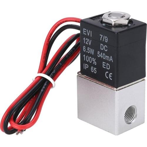 2V025-08 Air Pneumatic Valve 1/4\" Solenoid Valve DC12V/DC24V/AC220V Voltage