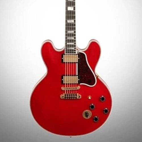 All hollow jazz electric guitarHollow 6 string electric guitar, support custom support wholesale