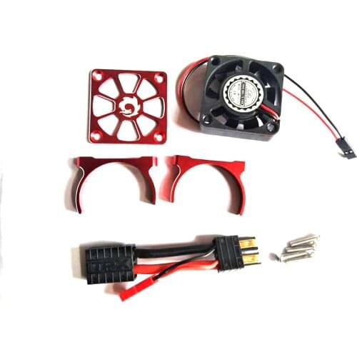 HOT RC Metal Motor Radiator Motor Cooling Fan For TRAXXAS TRX4 GT4 SLASH Hobby KM2 TH2 540 550 3650 3660 3670 3674 Upgrade parts