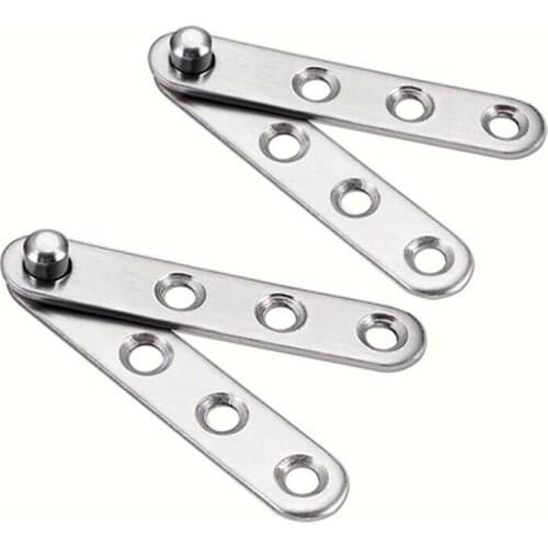 Rotating Hinge Pivot Door Hinge Stainless Steel Hardware Cabinet Side Shaft Turning Window Hinge Household Door Accessories