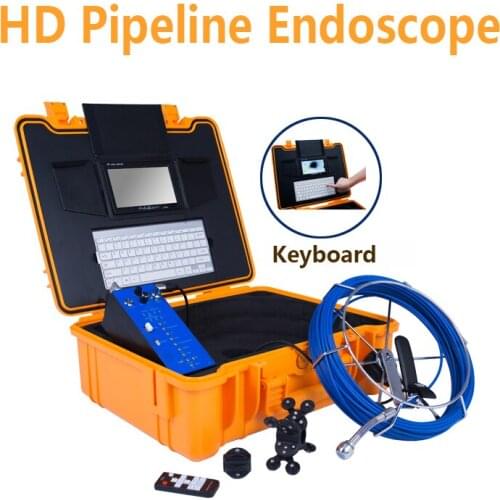 7Inch HD Color Display Pipeline Sewer Inspection Industrial Endoscopic Camera 20M Cable 25MM Camera Head IP68 Waterproof