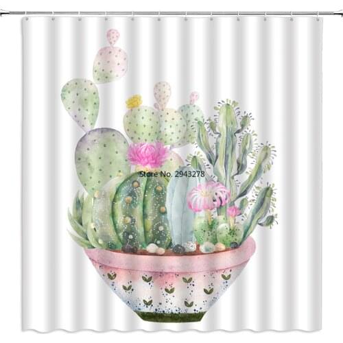 2020 New 3D Printing Shower Curtains Bathroom waterproof Polyester High Quality Washable Bath Decor Shower Curtains