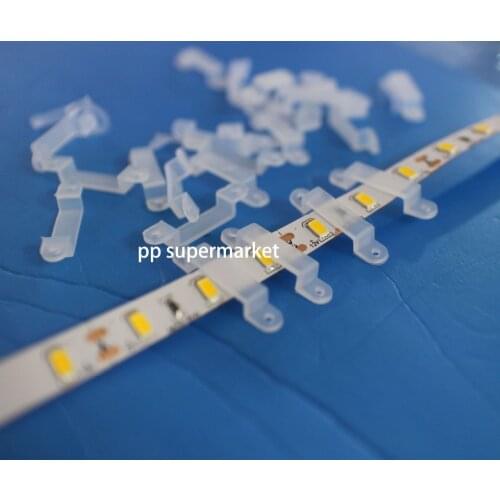 Silicon Clip For Fixing 10mm 3528 5050 5630 RGB Single Color LED Strips 100pcs 500pcs 1000pcs