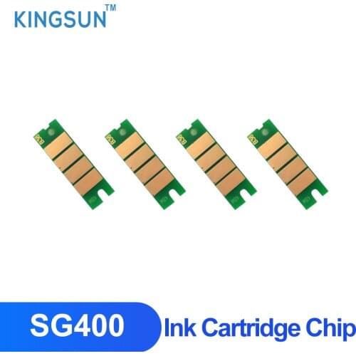 4pcs SG400/SG800 Compatible Ink Cartridge Chip For SAWGRASS Virtuoso SG400 SG800 SG400NA/EU SG800NA/EU printer BK C M Y