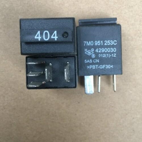 1pcs No. 404 Car Relays 7M0 951 253C For Volkswagen Bora Passat Tiguan Polo Touran AUDI