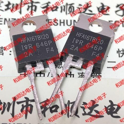 10pcs/lot HFA16TB120 New Spot TO-220-2 Fast 1200V 16A
