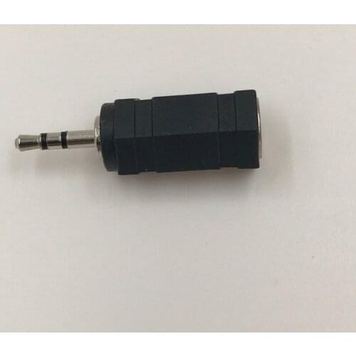 2 Pieces 2.5mm Male to 3.5mm Female Connector Standartd Jack Adapter Male to Female Audio Connector 2.5mm jack to 3.5mm jack