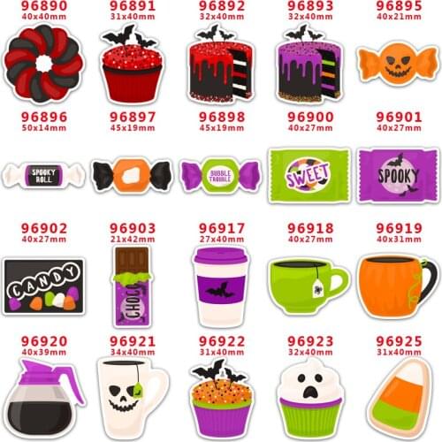 Free shipping 30 pcs cartoon character Halloween Candy planar resin diy craft PR 96890