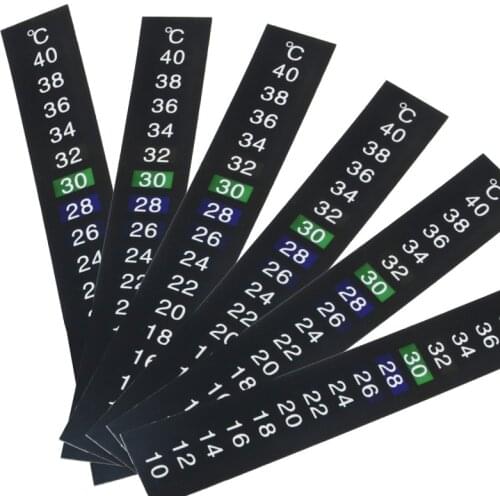 1/3/5PCs Stick-on Digital Aquarium Fish Tank Fridge Thermometer Sticker Measurement Stickers Temperature Control Tools Products