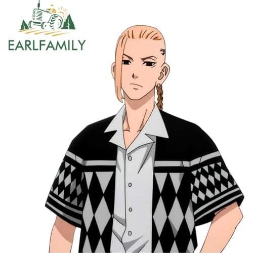 EARLFAMILY 13cm x 11cm for Tokyo Revengers Cartoon Anime Character Car Sticker Laptop Motorcycle Decal Waterproof Vinyl Car Wrap