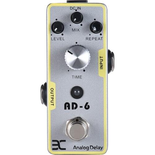 ENO EX AD-6 Electric Guitar Analog Delay Effect Pedal Full Metal Shell True Bypass