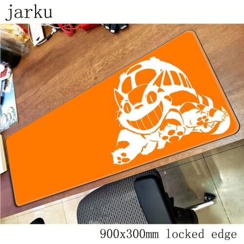 Totoro mousepad gamer 900x300X3MM gaming mouse pad large Boy Gift notebook pc accessories laptop padmouse ergonomic mat