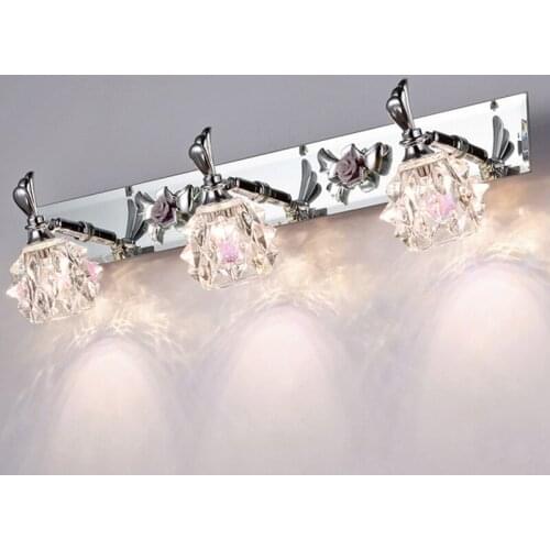 Order Wall Light Double Color White/Yellow LED Mirror Light Mini Style White LED Modern Rotatable Wall Lamp Lampada