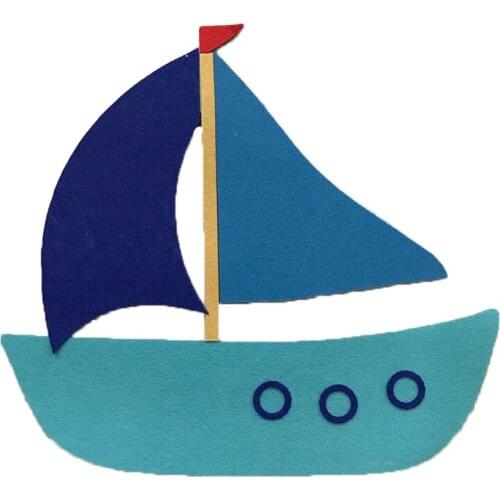 2021 New sailboat cutter Cutting Die Mold Diy Scrapbook Decoration Wooden Knife Mould Suitable For Fustelle