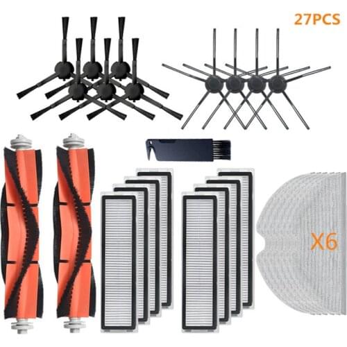 Main Roller Side Brush Hepa Filter Mop Rag Cloth for Xiaomi Dreame D9 Robot Vacuum Cleaner Accessories Replacement Kits Sweeper