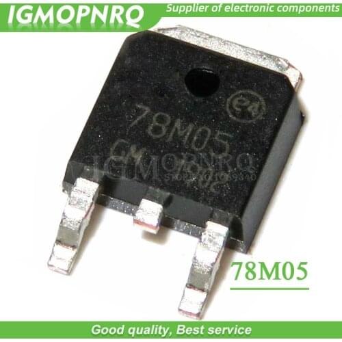 100pcs L78M05CDT TO252 L78M05 TO-252 78M05 POSITIVE VOLTAGE REGULATORS