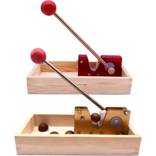 Manual Nutcracker Nut Tongs Pecan Nut Adjustable Heavy Duty Macadamia Cracker Opener Machine Tool With Metal Handle