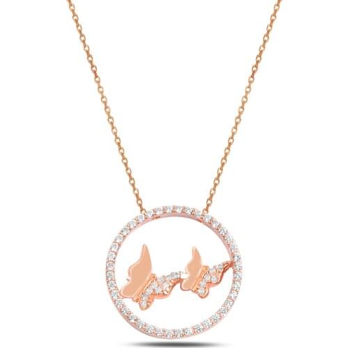 Silver Butterfly Necklace