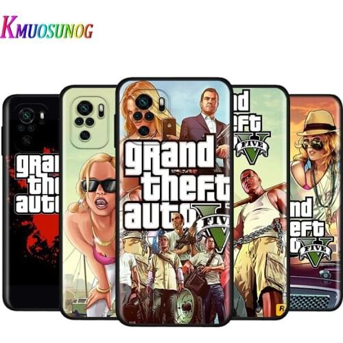 Silicone Cover Grand Theft Auto GTA For Xiaomi Redmi Note 10 10S 9T 9S 9 8T 8 7 7S 6 5A 5 4 4X 5G Pro Max Phone Case