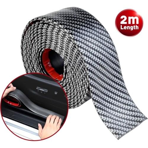 Carbon Fiber Edge Guard Strip Door Sill Protector for Suzuki swift jimny grand vitara sx4 s cross Car Sticker accessories