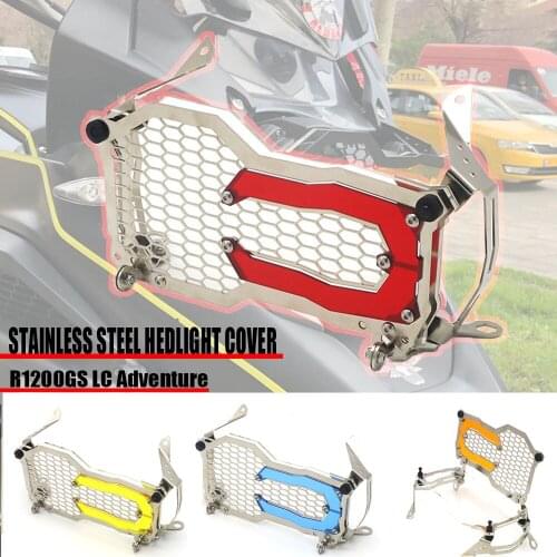 Headlight Guard Protector stainless steel Cover R 1250 GS Adv R 1200 GS ADV LC Lamp Patch For BMW R1200GS R1250GS Motorcycle