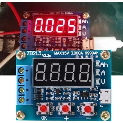 ZB2L3 Li-ion Lithium Lead-acid Battery Capacity Meter Discharge Tester Analyzer L4MF