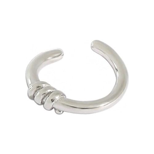 ZEMIOR S925 Sterling Silver Minimalist Knot Weaving Rings Atmospheric For Women Fashion Jewelry Best Selling Christmas Day