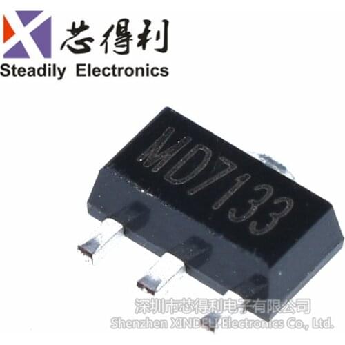 10pcs/lot Brand New & Original Md7133 Low-Voltage-Difference Semiconductor Voltage Regulator Md7133h Patch SOT-89