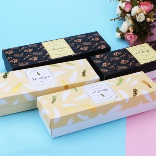 10Pcs/Lot Love Wedding Gift Boxes for Guest Food Paper Boxes Mooncake Box Cookie Chocolate Cake Packaging Box Flowers