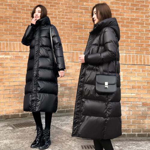 2020 Women Coats Down Jacket Winter Parkas Hight Quality Outerwear Female Thick Warm Down Coat Middle Long Clothing Korean Style