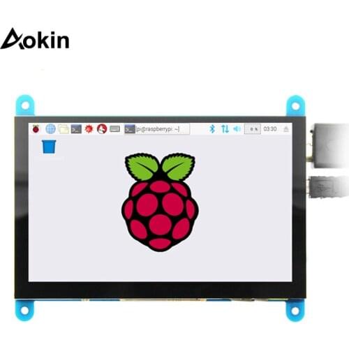 5 Inch 800*480 LCD Display HD Capacitive LCD Module USB 5 Point Touch Screen No Need Driver Support Raspberry Pi For Banana Pi