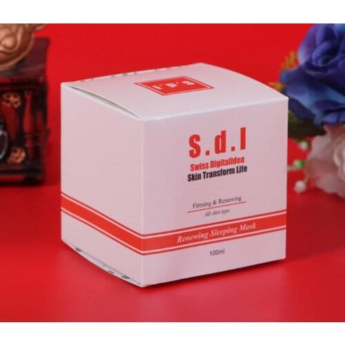 5ML Clear Bottle Cosmetic Packaging box for Lip Gloss Tube with Brush,OEM Cosmetic packing boxes ---PX11370