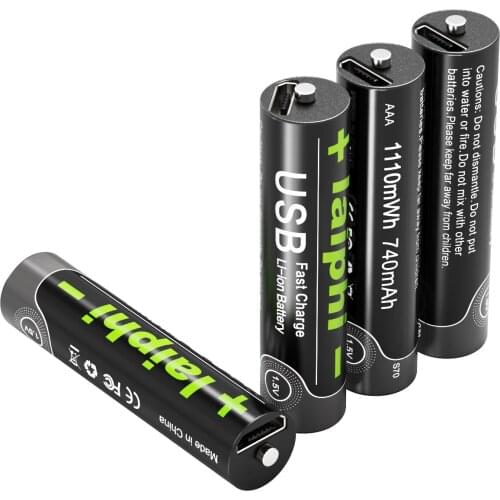 AAA 1.5V 1110mwh USB Rechargeable AAA Lipo Battery li-polymer lithium li-ion battery